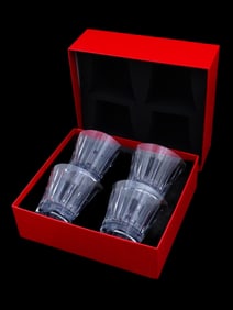 BACCARAT CUT GLASS DESIGN SYMPHONY TUMBLERS SET IOB