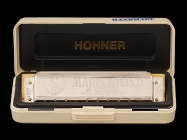 HOHNER MARINE BAND NO. 1896 10 HOLE DIATONIC HARMONICA