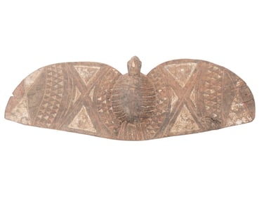 WESTERN AFRICAN BURKINA FASO WOOD BIRD FACE MASK