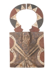 WEST AFRICAN BURKINA FASO WOODEN BOBO HARVEST MASK