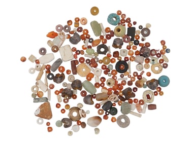 COLLECTION OF MIXED ANCIENT EGYPTIAN AND ROMAN BEADS