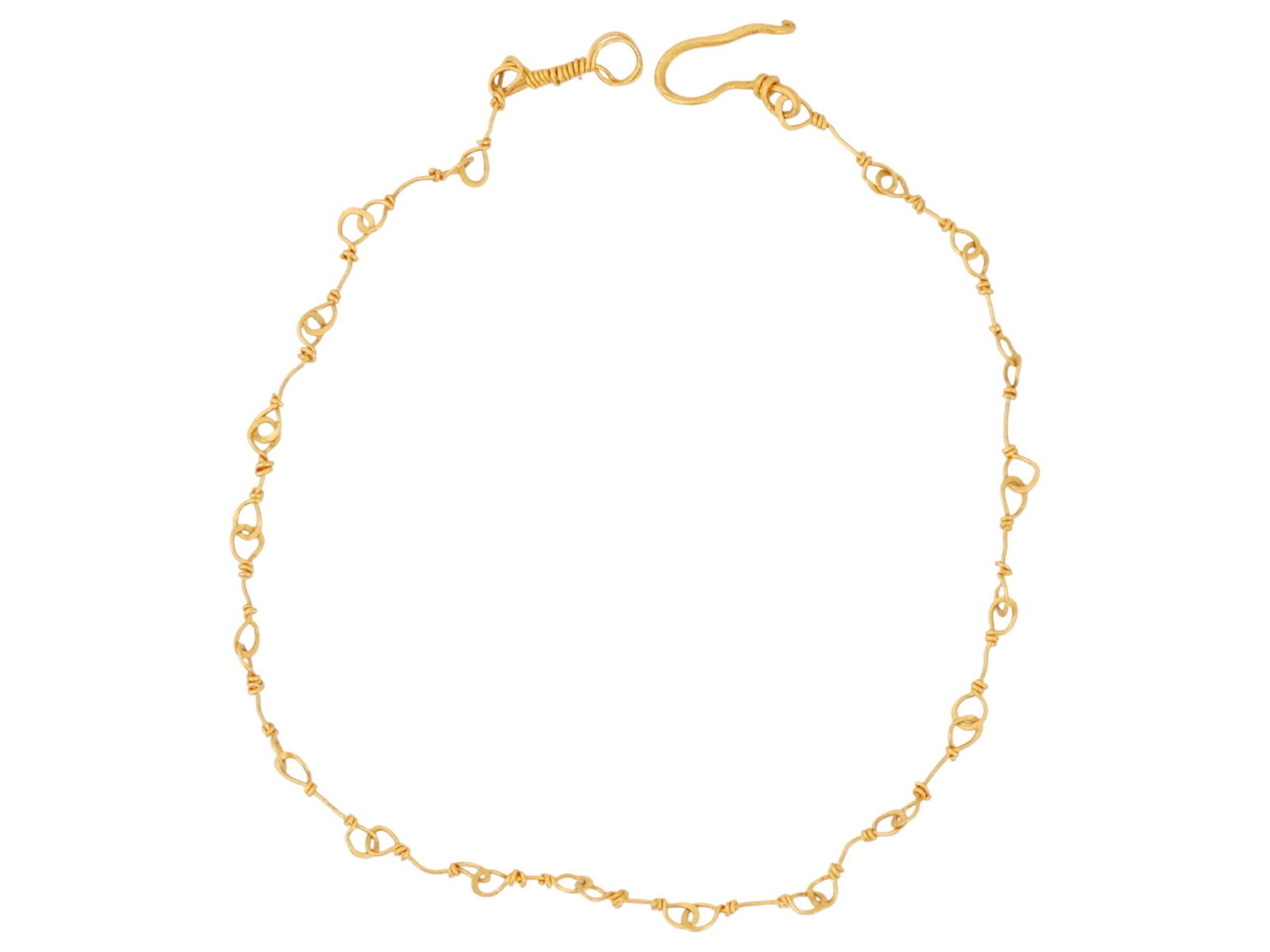 ANCIENT ROMAN GOLD CHAIN BRACELET CA 100 TO 300 AD (1 of 5)