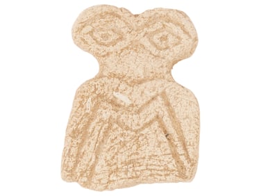 ANCIENT NEAR EASTERN STONE EYE IDOL 1ST MILLENIUM BC