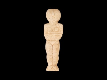 ANCIENT CYCLADIC FEMALE FIGURINE OF SPEDOS VARIETY
