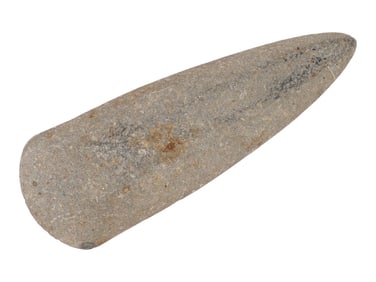 PRE COLUMBIAN CARVED STONE TOOL PETALOID HAND POUNDER