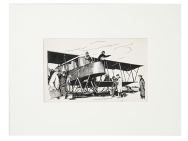 VLADIMIR TAMBI SOVIET BOOK ILLUSTRATION INK ON PAPER