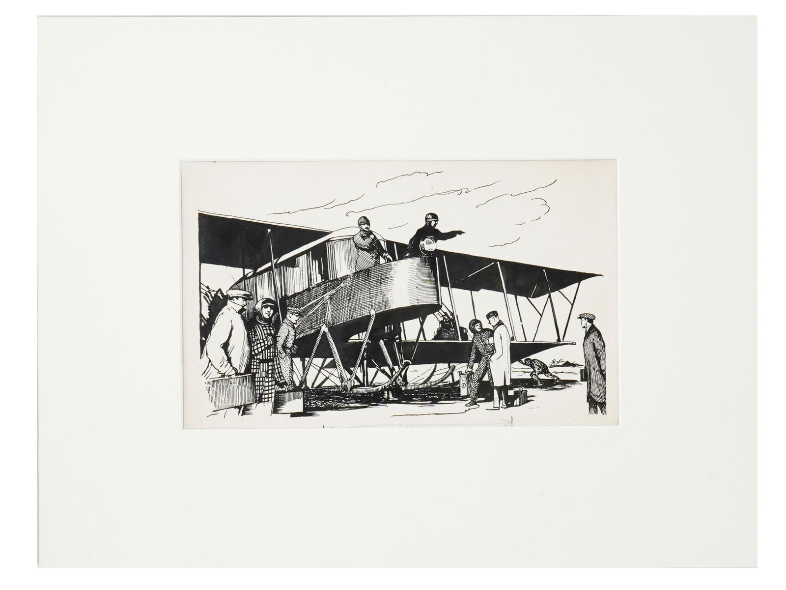 VLADIMIR TAMBI SOVIET BOOK ILLUSTRATION INK ON PAPER (1 of 4)