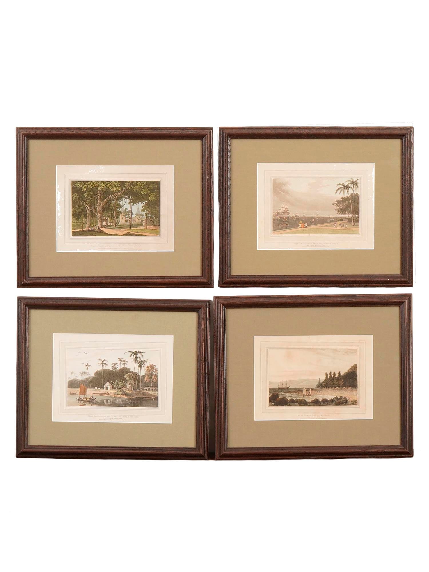 ANTIQUE COLOR LITHOGRAPHS BY THOMAS AND WILLIAM DANIELL (1 of 16)