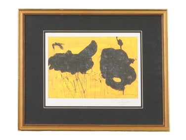 ROBERT MOTHERWELL AMERICAN ABSTRACT LTD ED LITHOGRAPH