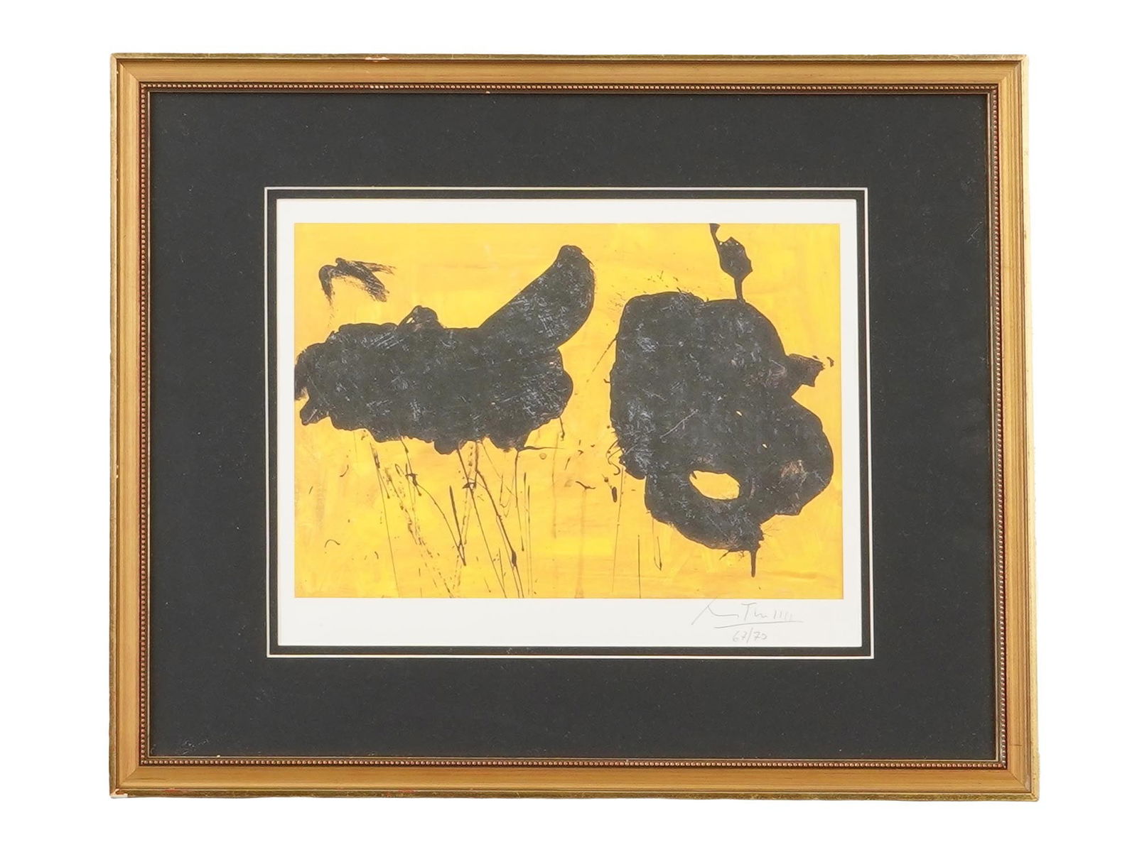 ROBERT MOTHERWELL AMERICAN ABSTRACT LTD ED LITHOGRAPH (1 of 5)