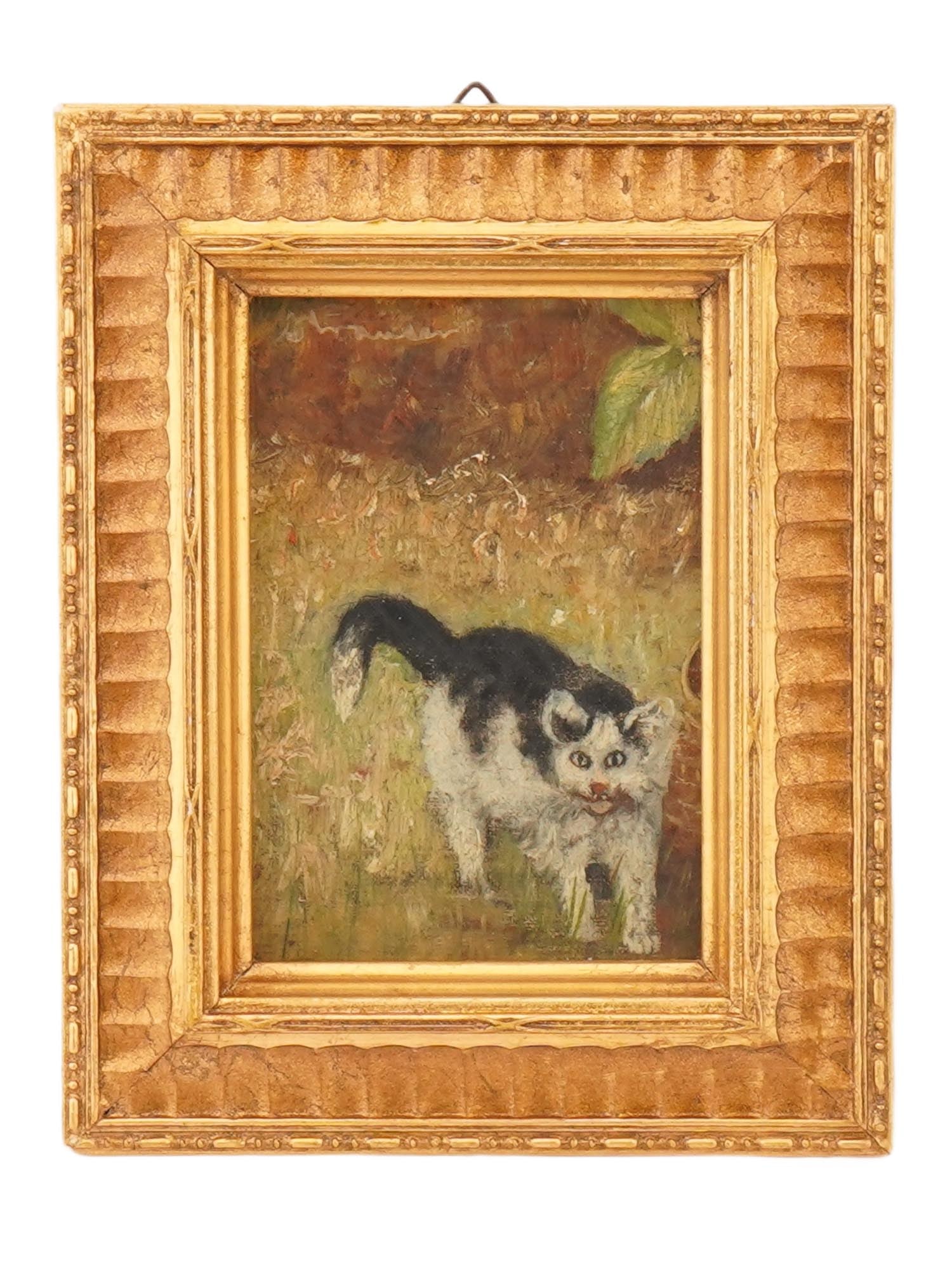 AMERICAN CAT OIL PAINTING BY STERLING STRAUSER (1 of 4)
