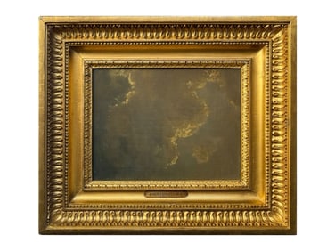 ATTR TO JOHN CONSTABLE PAINTING ETUDE OF A CLOUD SKY