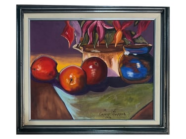 ARMENIAN OIL PAINTING SIGNED MARTIROS SARYAN W COA