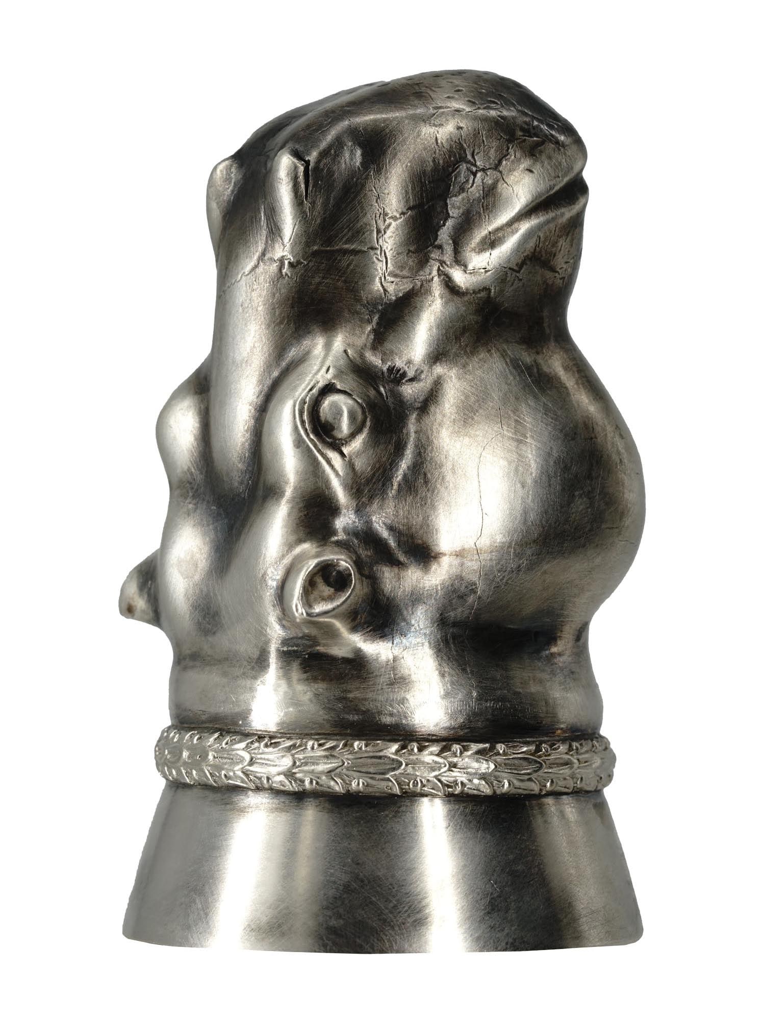 RUSSIAN 84 SILVER HIPPO STIRRUP CUP GILT INTERIOR (1 of 8)