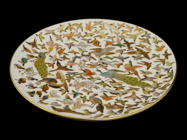 ANTIQUE JAPANESE MEIJI SATSUMA PORCELAIN PLATE
