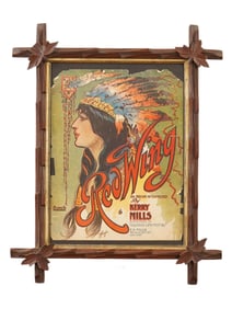 ANTIQUE MUSIC COVER RED WING AN INDIAN INTERMEZZO