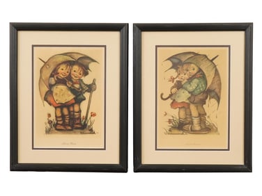 VINTAGE PRINTS MARIA HUMMEL SUNNY HOURS APRIL SHOWERS