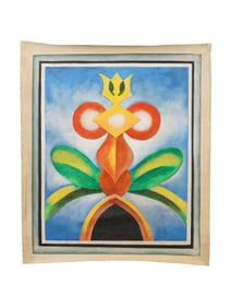 AFTER SANTOSH KASHMIRI ABSTRACT ACRYLIC PAINTING