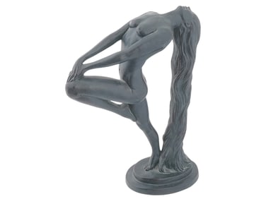 AMERICAN NUDE WOMAN SCULPTURE BY KLARA SEVER