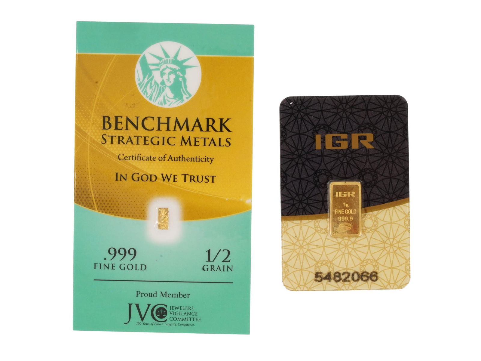 BENCHMARK STRATEGIC METALS IGR HIGH PURITY GOLD BARS (1 of 6)