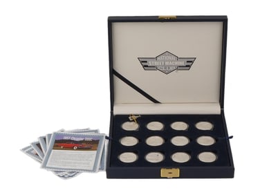 STREET THUNDER SILVER PLATED PROOF COIN SERIES SET IOB
