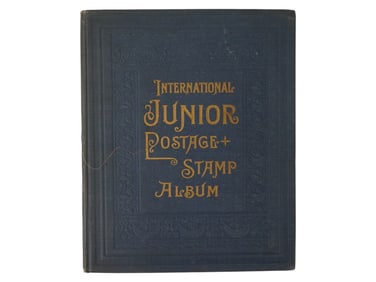 THE INTERNATIONAL JUNIOR POSTAGE STAMP ALBUM NY
