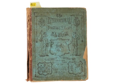 COLLECTION OF ANTIQUE INTERNATIONAL POSTAGE STAMPS