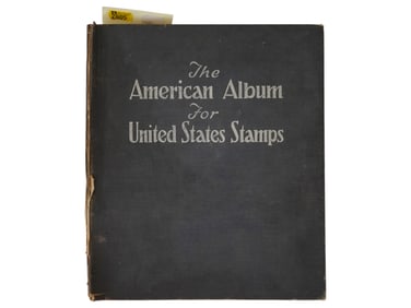 THE AMERICAN ALBUM FOR UNITED STATES STAMPS W STAMPS
