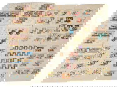 MID CENT POLISH AND INTERNATIONAL STAMP SHEETS