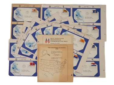LOT OF US COMMEMORATIVE FIRST DAY ENVELOPES WITH STAMPS