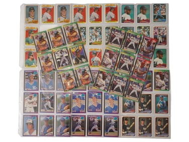 COLLECTION OF VINTAGE AMERICAN BASEBALL TRADING CARDS