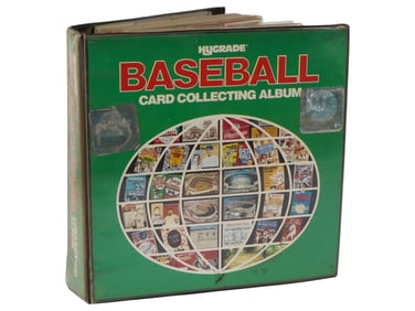 AMERICAN BASEBALL TRADING CARDS IN HYGRADE ALBUM