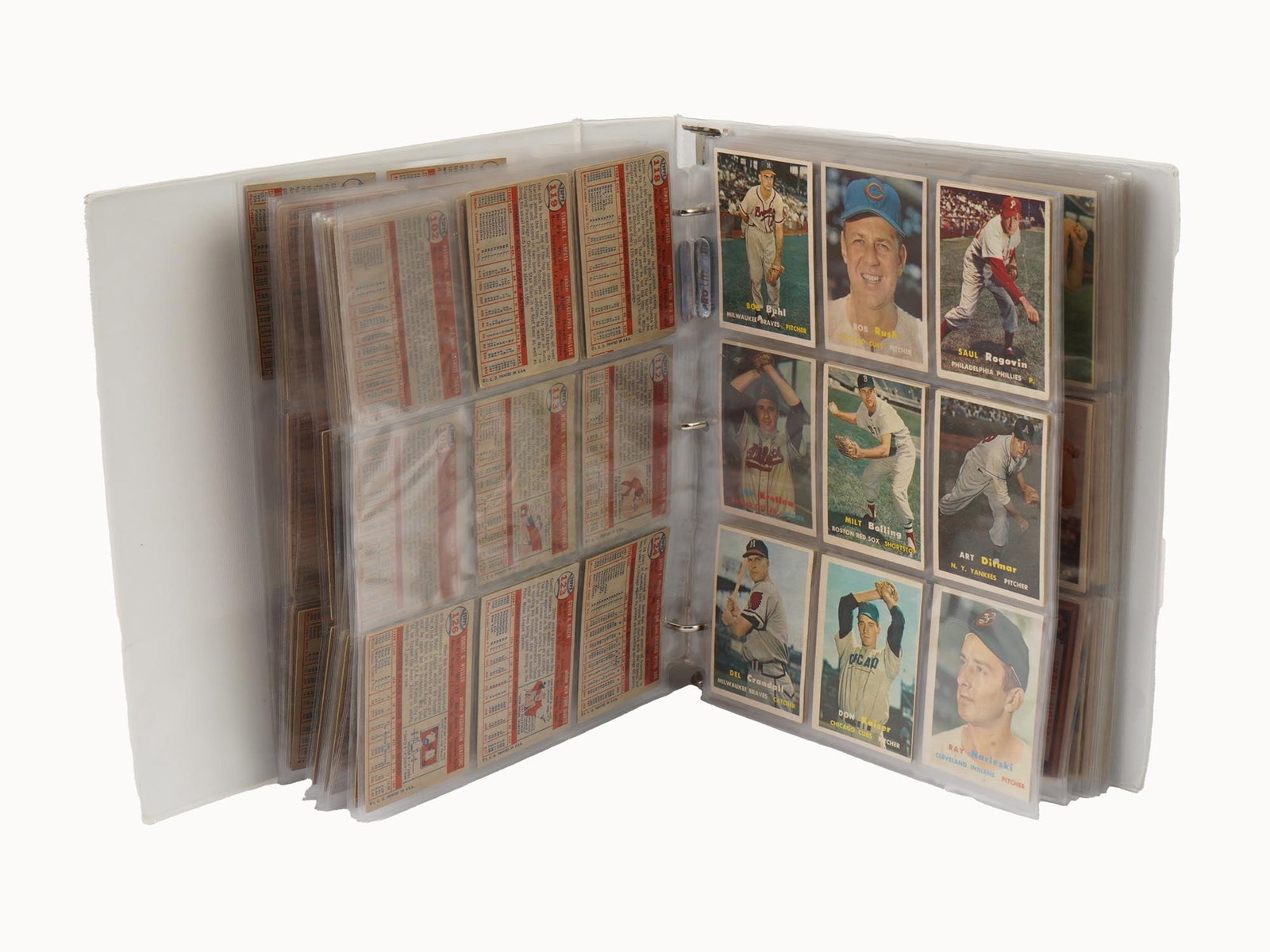 1950S TOPPS BASEBALL TRADING CARDS IN ALBUM (1 of 5)