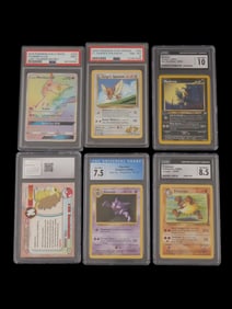 LOT OF GRADED POKEMON TRADING CARDS
