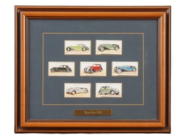 VINTAGE CIGARETTE CARDS JOHN PLAYER AND SONS MOTOR CARS