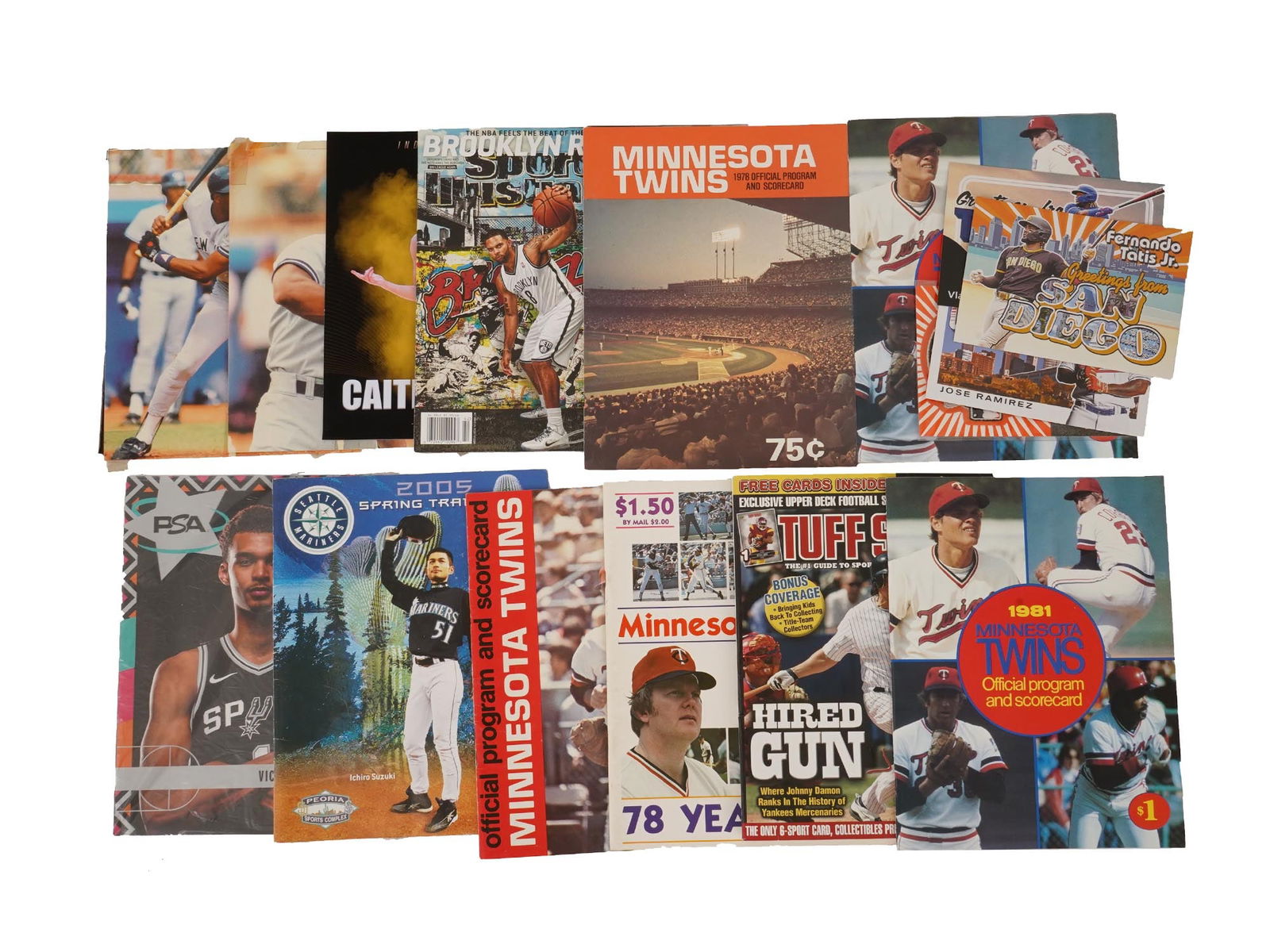 LOT OF VINTAGE AMERICAN SPORTS EPHEMERA (1 of 8)