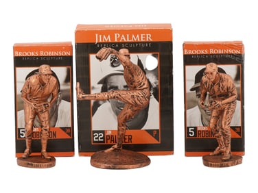 BALTIMORE ORIOLES JIM PALMER BROOKS ROBINSON FIGURES