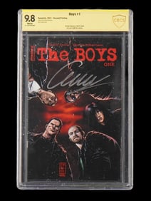 RARE BOYS GRADED COMIC BOOK SIGNED BY GARTH ENNIS IOB