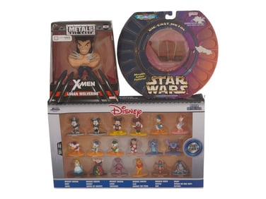 VINTAGE MARVEL X MEN STAR WARS AND DISNEY NANO FIGURES