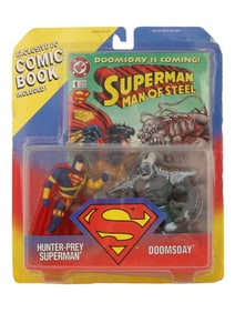 HUNTER PREY SUPERMAN VS DOOMSDAY TOY FIGURE SET