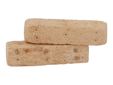 PAIR OF ANCIENT ROMAN STONE DICE 100 TO 300 AD