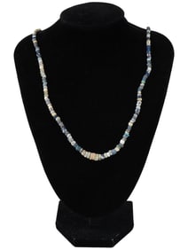 ANCIENT ROMAN MULTICOLOR GLASS BEAD NECKLACE