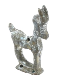 ANCIENT LURISTAN IRANIAN ART BRONZE DEER FIGURINE