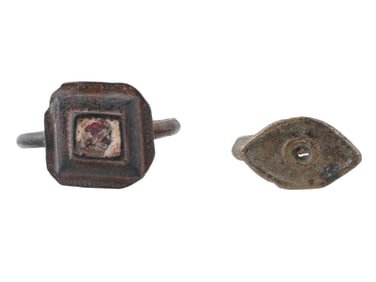 ANCIENT ROMAN BRONZE RINGS 100 TO 300 AD