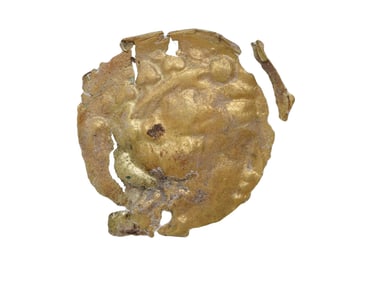 ANCIENT GRECO ROMAN ALEXANDER GREEK GOLD PLAQUE