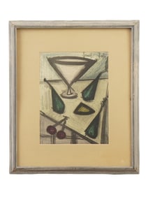 FRENCH STILL LIFE LITHOGRAPH AFTER BERNARD BUFFET