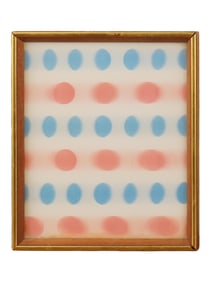 JERRY FOYSTER LENTICULAR OP ART COLOR PRINT FRAMED