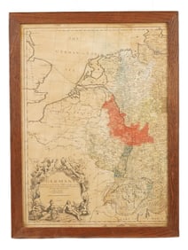 ANTIQUE 1710 ENGRAVED MAP OF GERMANY BY JOHN SENEX