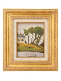ITALIAN LANDSCAPE PAINTING SIGNED FIORENZO TOMEA