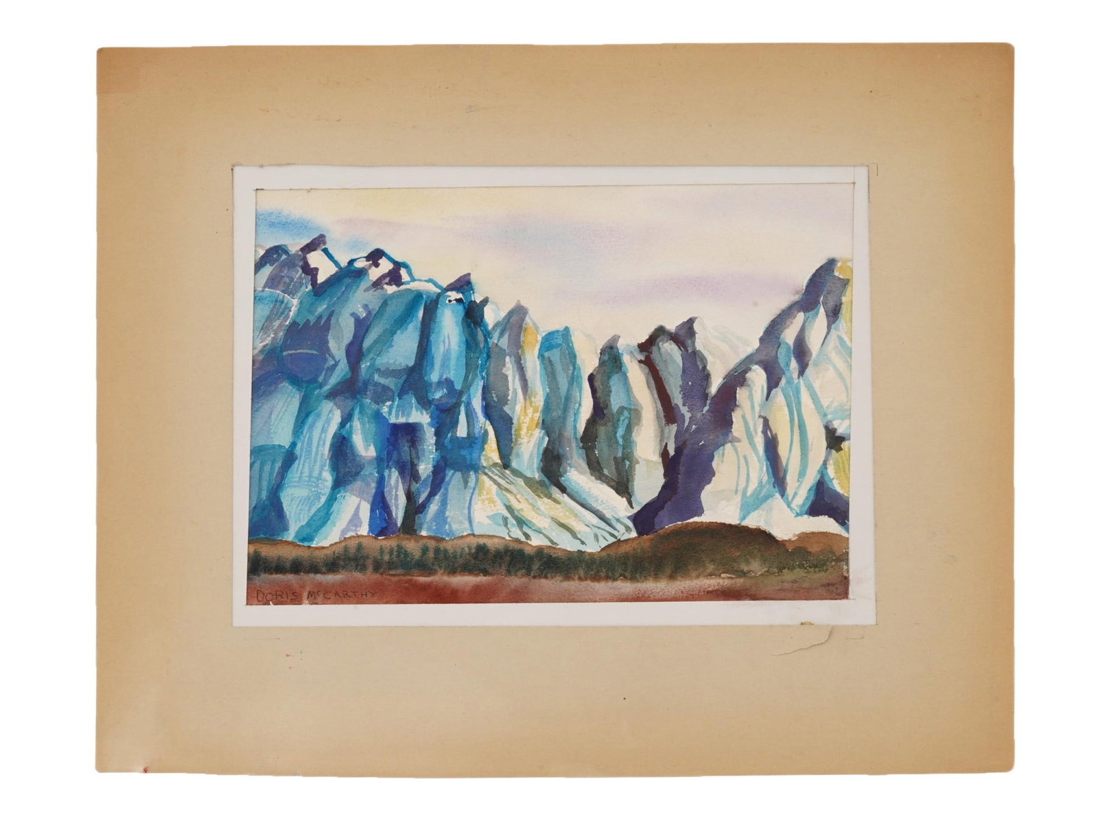 CANADIAN WATERCOLOR PAINTING SIGNED DORIS MCCARTHY (1 of 5)